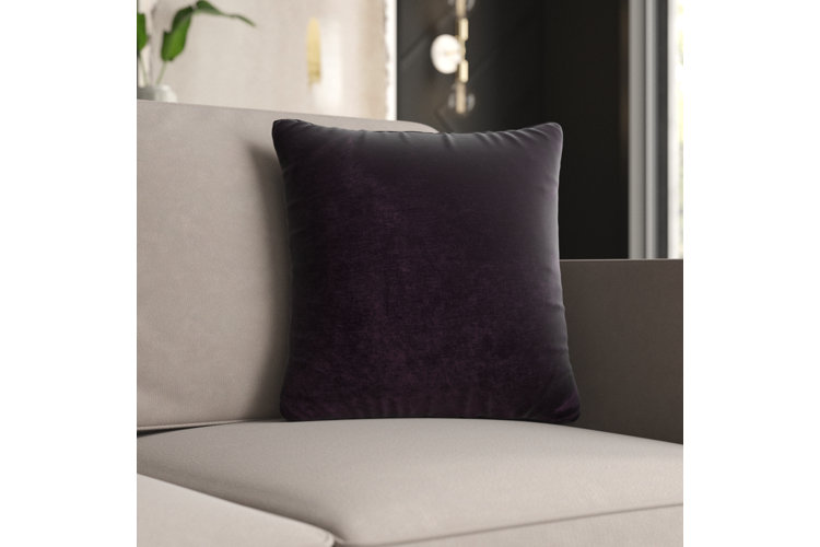 Purple and best sale black throw pillows